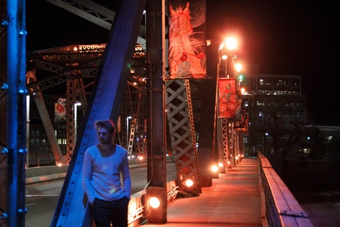 Neon bridge, Taken in Calgary, AB
