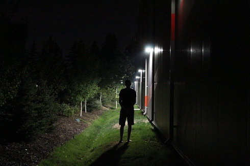 A sillouette of a standing man, Taken in Calgary, AB